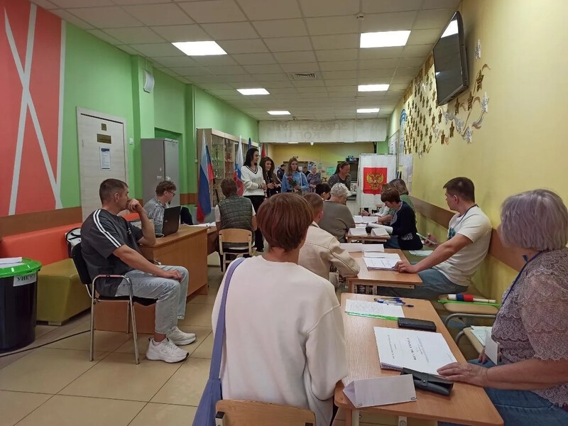 Мурино активно голосует!.